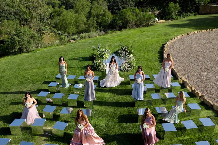 Custom ceremony stage and platform